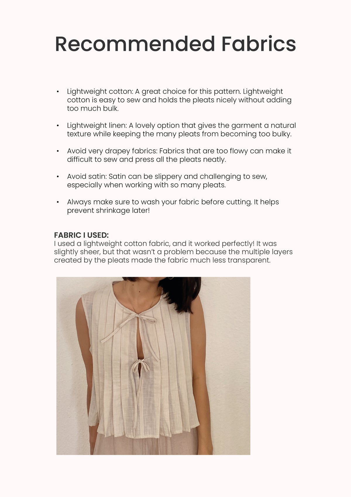 Valentina Blouse | Digital Pattern