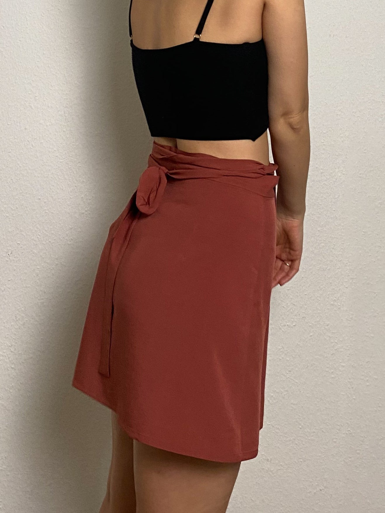 pattern skirt mini