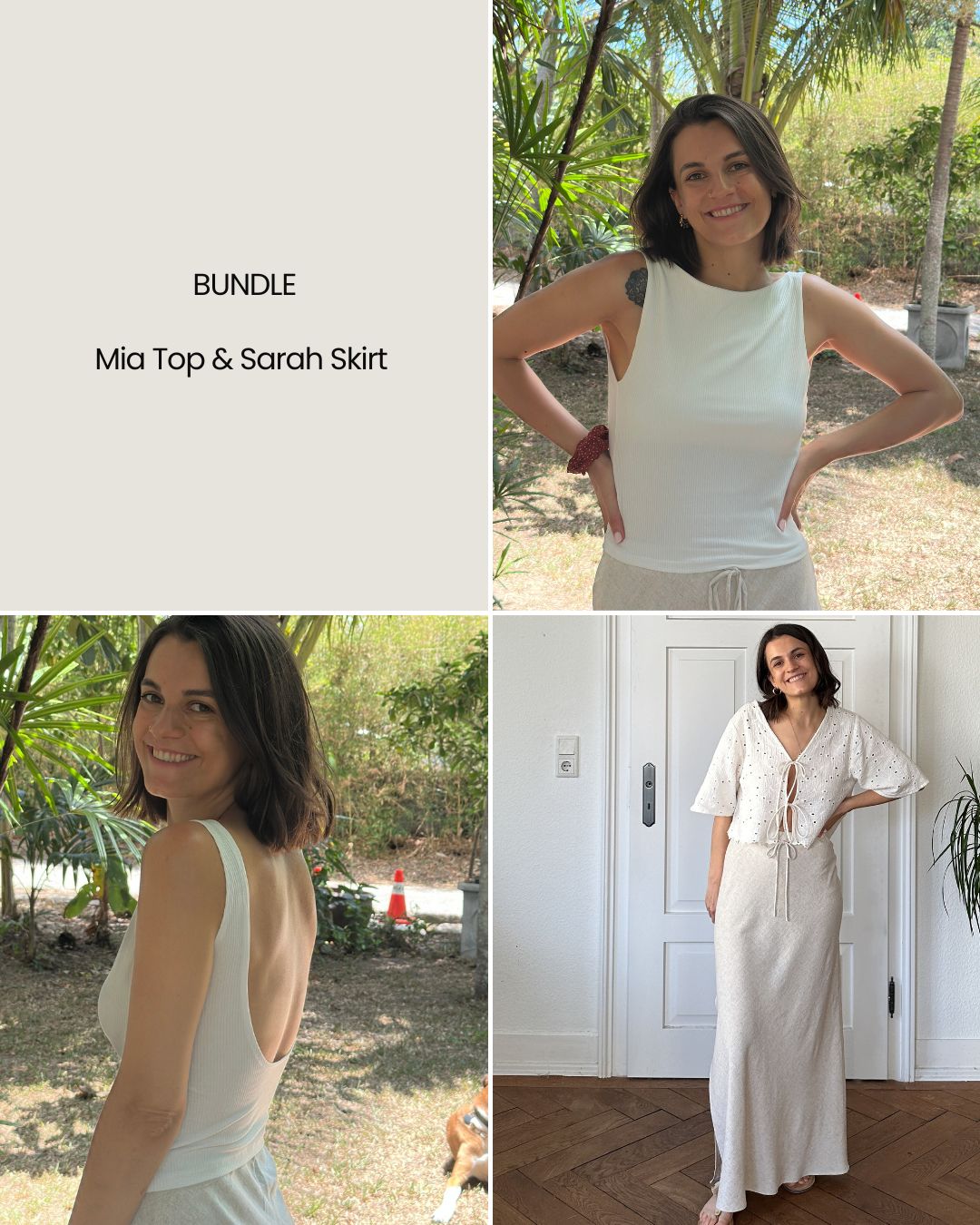 BUNDLE Mia Top & Sarah Skirt | Digital Pattern
