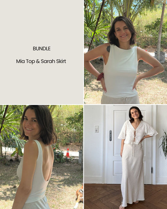 BUNDLE Mia Top & Sarah Skirt | Digital Pattern