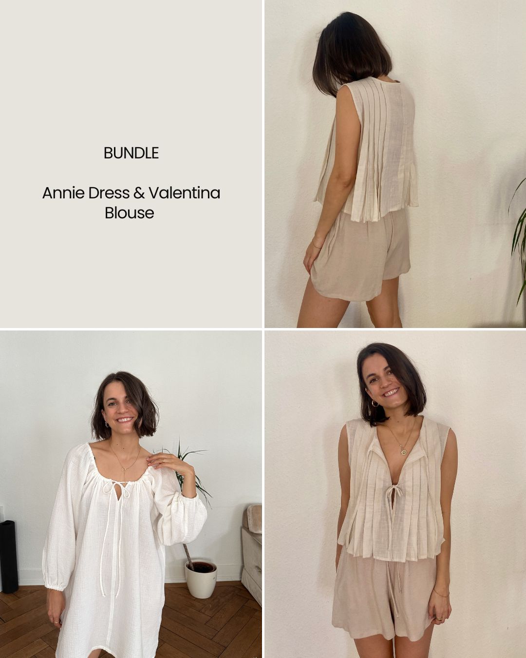 BUNDLE Annie Dress & Valentina Blouse | Digital Pattern